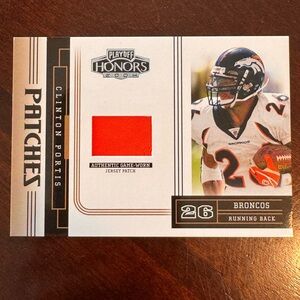 2004 Clinton Portis Playoff Honors /75 Patch